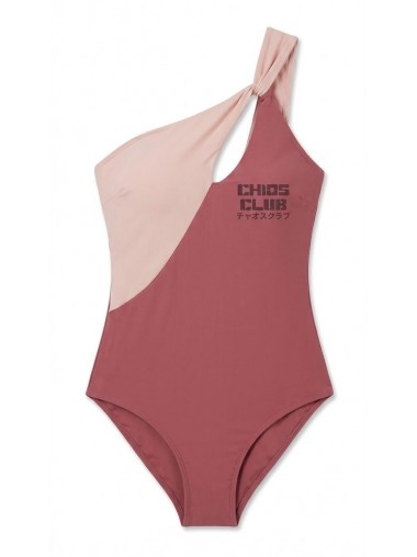 CHIOS CLUB - 單肩連身泳衣 MD2610 粉色
